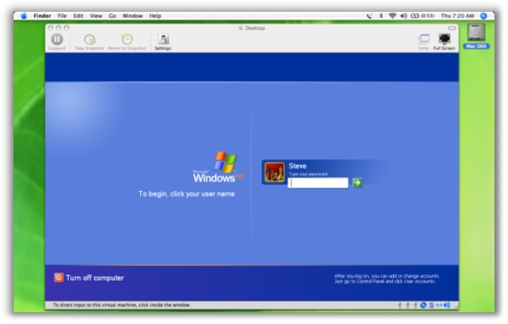 VMWare Fusion Beta 4